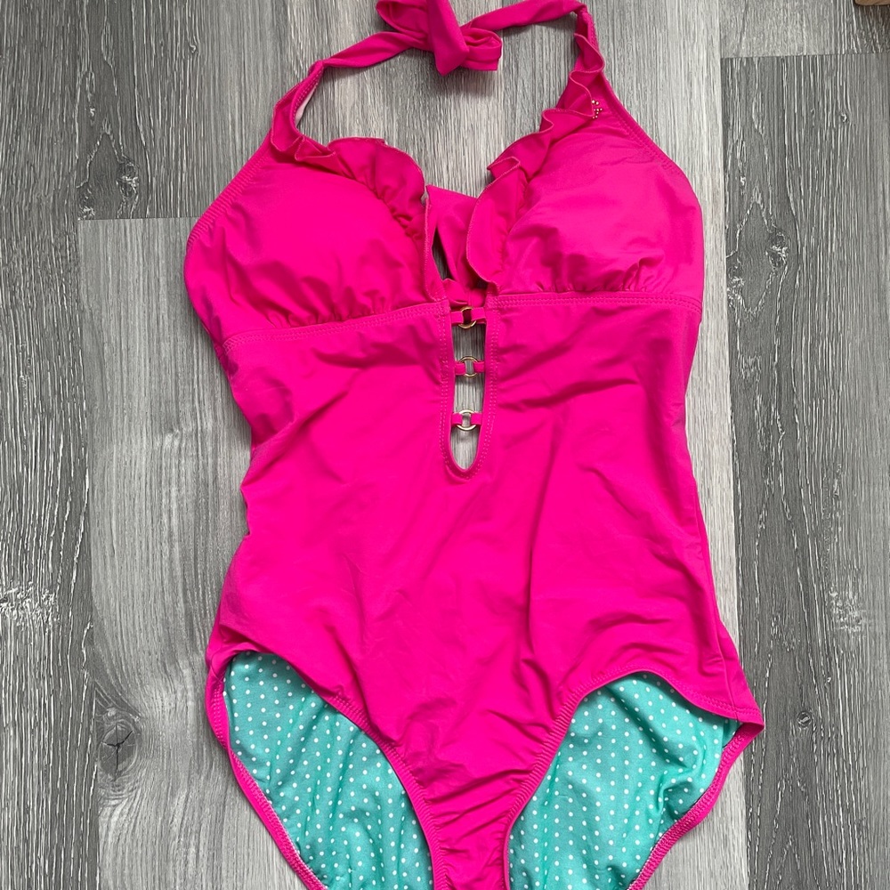 COPY - NWT Guess one piece pink swimsuit